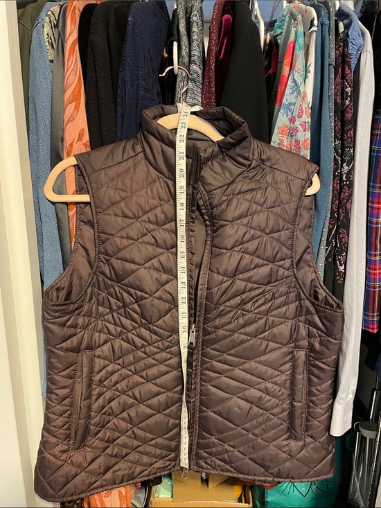 Royal Robbins Jackets & Blazers - Royal Robbins Quilted Sleeveless Puffer Vest - Brown Outdoor Travel Hiking Fall
